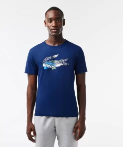 Lacoste T-Shirts-Cotton Jersey Sport T-Shirt