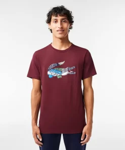 Lacoste T-Shirts-Cotton Jersey Sport T-Shirt