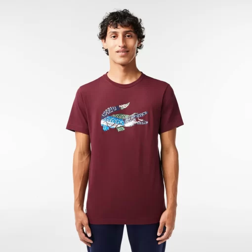 Lacoste T-Shirts-Cotton Jersey Sport T-Shirt