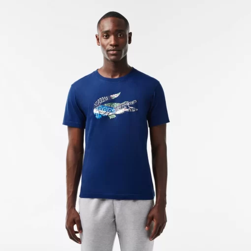 Lacoste T-Shirts-Cotton Jersey Sport T-Shirt