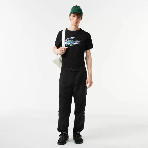 Lacoste T-Shirts-Cotton Jersey Sport T-Shirt