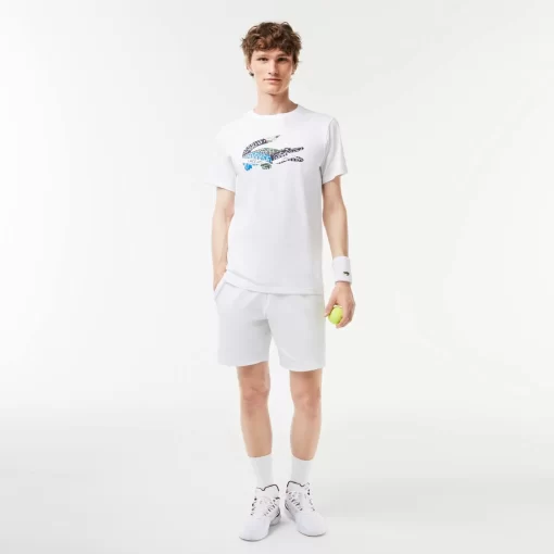 Lacoste T-Shirts-Cotton Jersey Sport T-Shirt