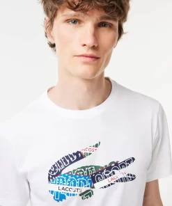 Lacoste T-Shirts-Cotton Jersey Sport T-Shirt