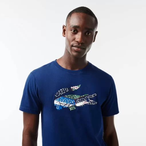 Lacoste T-Shirts-Cotton Jersey Sport T-Shirt