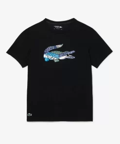 Lacoste T-Shirts-Cotton Jersey Sport T-Shirt