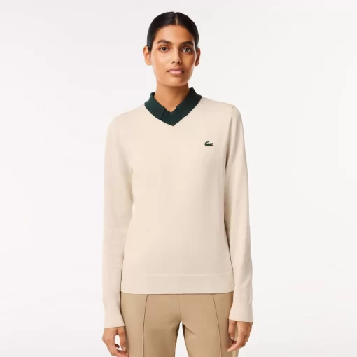 Lacoste Golf-Cotton Pima Golf Sweater