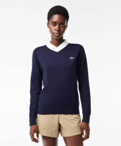 Lacoste Golf-Cotton Pima Golf Sweater