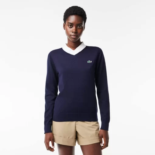 Lacoste Golf-Cotton Pima Golf Sweater