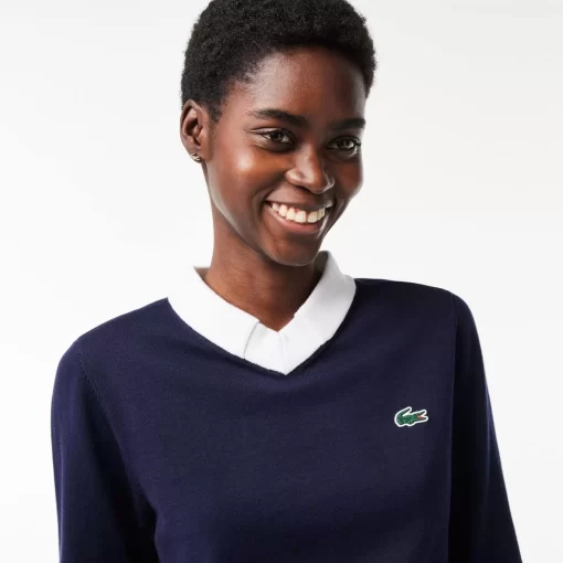 Lacoste Golf-Cotton Pima Golf Sweater