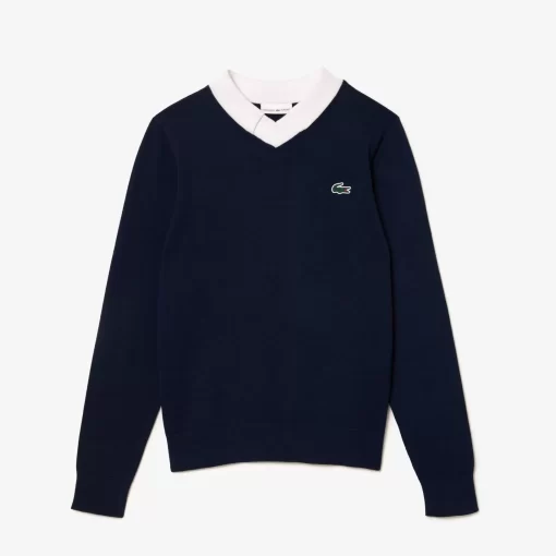 Lacoste Golf-Cotton Pima Golf Sweater