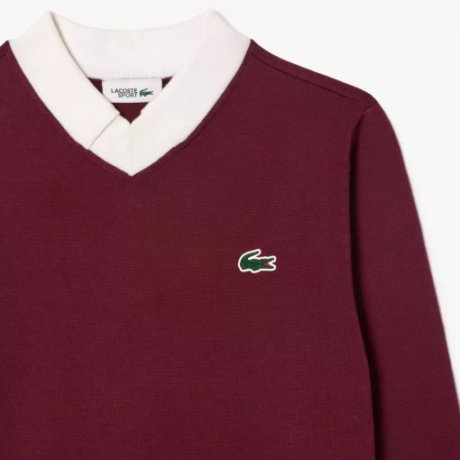 Lacoste Golf-Cotton Pima Golf Sweater