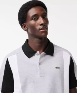 Lacoste Polo Shirts-Cotton Pique Colourblock Polo Shirt