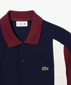 Lacoste Polo Shirts-Cotton Pique Colourblock Polo Shirt