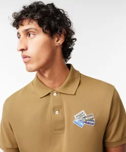 Lacoste Polo Shirts-Cotton Pique L.12.12 Badge Detail Polo Shirt