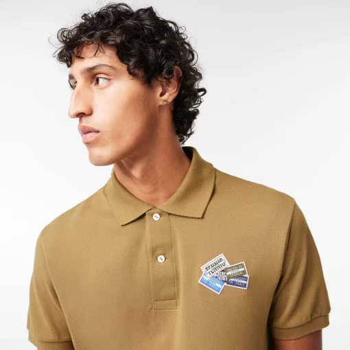 Lacoste Polo Shirts-Cotton Pique L.12.12 Badge Detail Polo Shirt