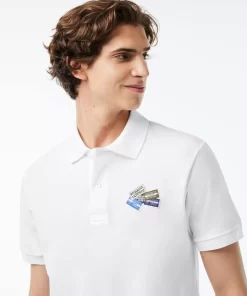 Lacoste Polo Shirts-Cotton Pique L.12.12 Badge Detail Polo Shirt