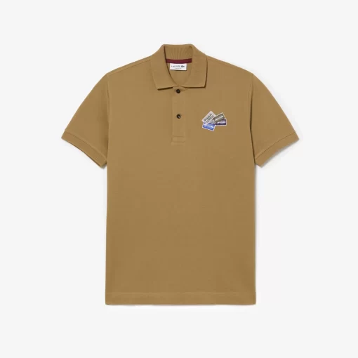 Lacoste Polo Shirts-Cotton Pique L.12.12 Badge Detail Polo Shirt