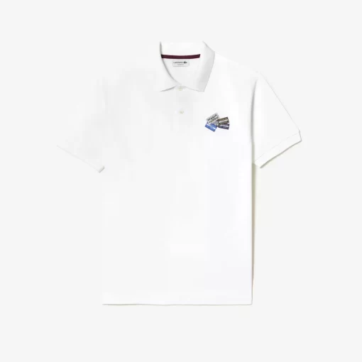 Lacoste Polo Shirts-Cotton Pique L.12.12 Badge Detail Polo Shirt