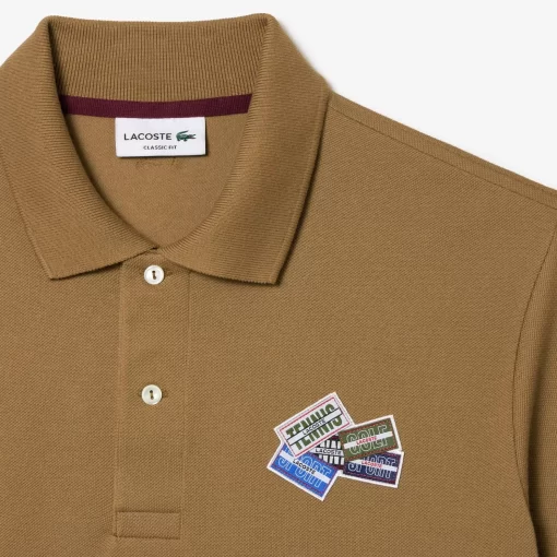 Lacoste Polo Shirts-Cotton Pique L.12.12 Badge Detail Polo Shirt