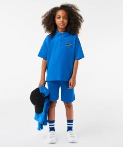 Lacoste Girl Clothing-Cotton Pique Polo Shirt