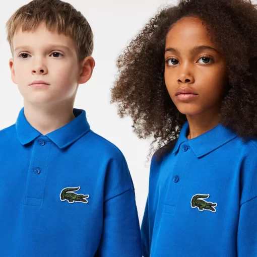 Lacoste Girl Clothing-Cotton Pique Polo Shirt