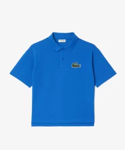 Lacoste Girl Clothing-Cotton Pique Polo Shirt