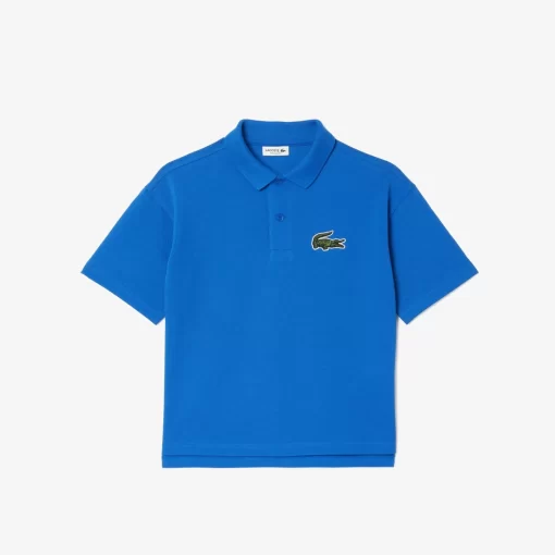 Lacoste Girl Clothing-Cotton Pique Polo Shirt