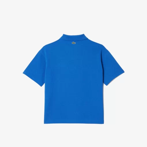 Lacoste Girl Clothing-Cotton Pique Polo Shirt