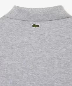 Lacoste Girl Clothing-Cotton Pique Print Polo Shirt