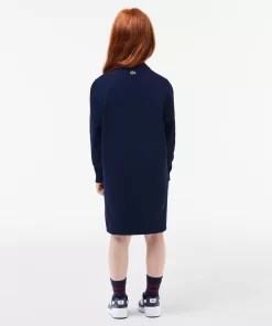 Lacoste Girl Clothing-Cotton Printed Sweatshirt Dress