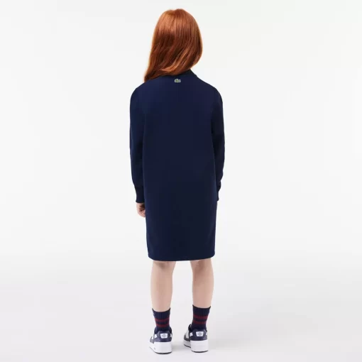 Lacoste Girl Clothing-Cotton Printed Sweatshirt Dress