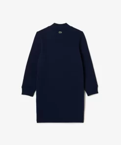 Lacoste Girl Clothing-Cotton Printed Sweatshirt Dress