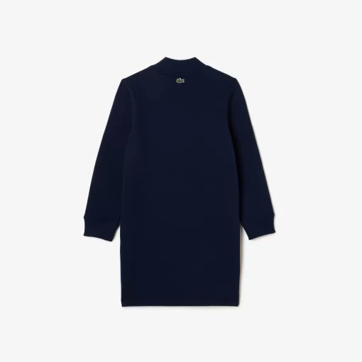 Lacoste Girl Clothing-Cotton Printed Sweatshirt Dress