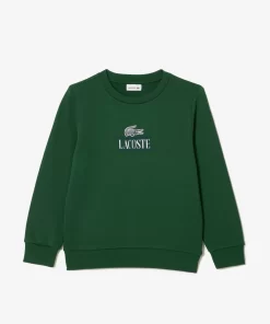 Lacoste Boy Clothing-Cotton Sweatshirt With Iconic Print