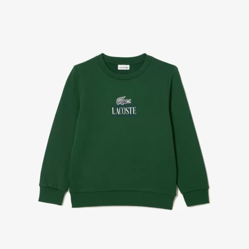 Lacoste Boy Clothing-Cotton Sweatshirt With Iconic Print