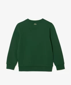 Lacoste Boy Clothing-Cotton Sweatshirt With Iconic Print