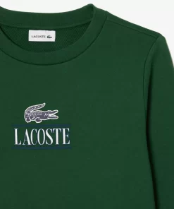 Lacoste Boy Clothing-Cotton Sweatshirt With Iconic Print