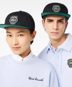 Lacoste Caps & Hats-Cotton Twill Cap With Badge