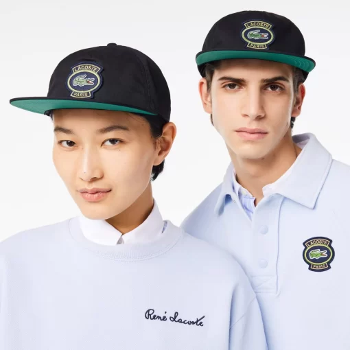 Lacoste Caps & Hats-Cotton Twill Cap With Badge