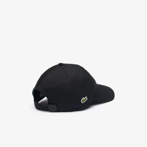 Lacoste Accessories-Cotton Twill Cap With Large Crocodile