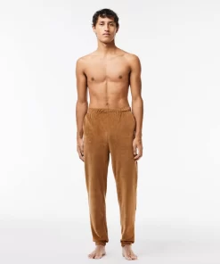 Lacoste Underwear & Lounge Wear-Cotton Velvet Lounge Pants