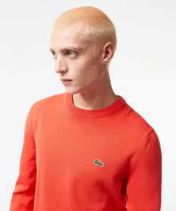 Lacoste Knitwear-Crew Neck Cotton Sweater