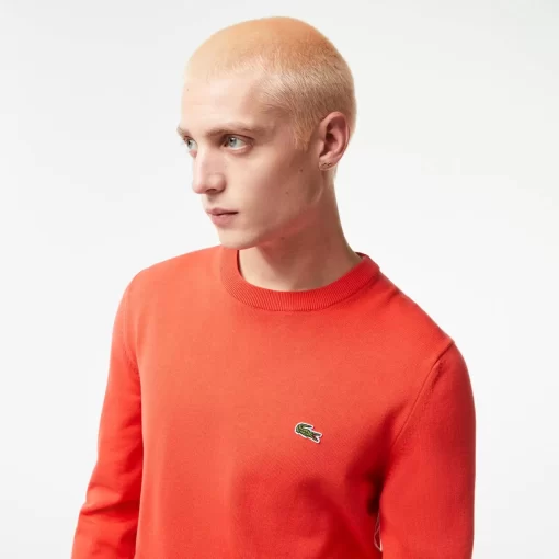 Lacoste Knitwear-Crew Neck Cotton Sweater