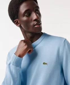 Lacoste Knitwear-Crew Neck Cotton Sweater