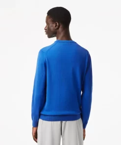 Lacoste Knitwear-Crew Neck Cotton Sweater