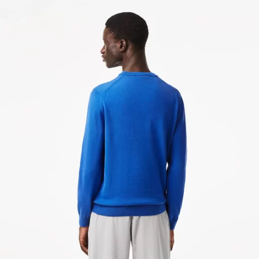 Lacoste Knitwear-Crew Neck Cotton Sweater