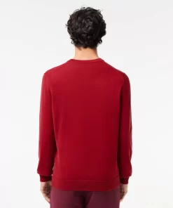 Lacoste Knitwear-Crew Neck Cotton Sweater