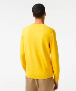 Lacoste Knitwear-Crew Neck Cotton Sweater