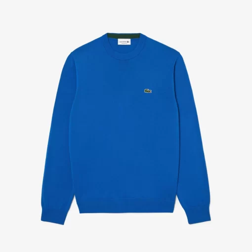 Lacoste Knitwear-Crew Neck Cotton Sweater