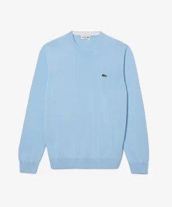 Lacoste Knitwear-Crew Neck Cotton Sweater